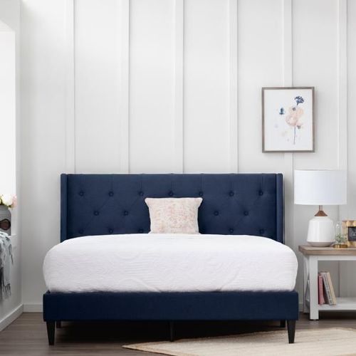 Isabelle Wingback Upholstered Bed